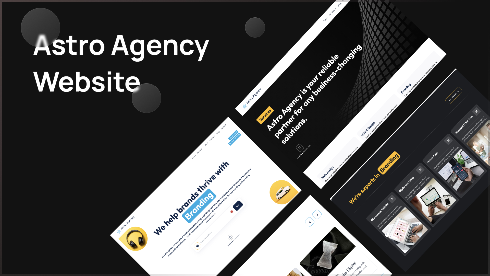 Astro Agency — project screenshot